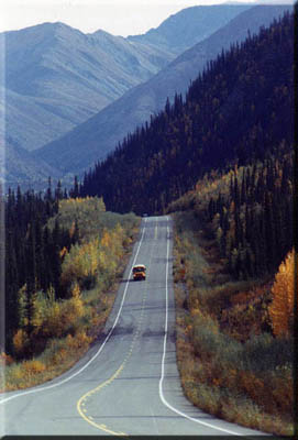 Alaska scenery, majestic mountains.